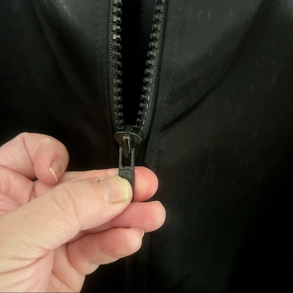 Vintage Black Satin Circus Circus Poker Bomber Jacket XXL - Picture 4 of 12